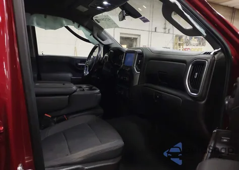 2019 Chevrolet Silverado 1500 Lt из США, поврежденный, VIN 1GCRYDED6KZ291850